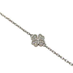 Срібний браслет в стилі Van Cleef А15060 фото